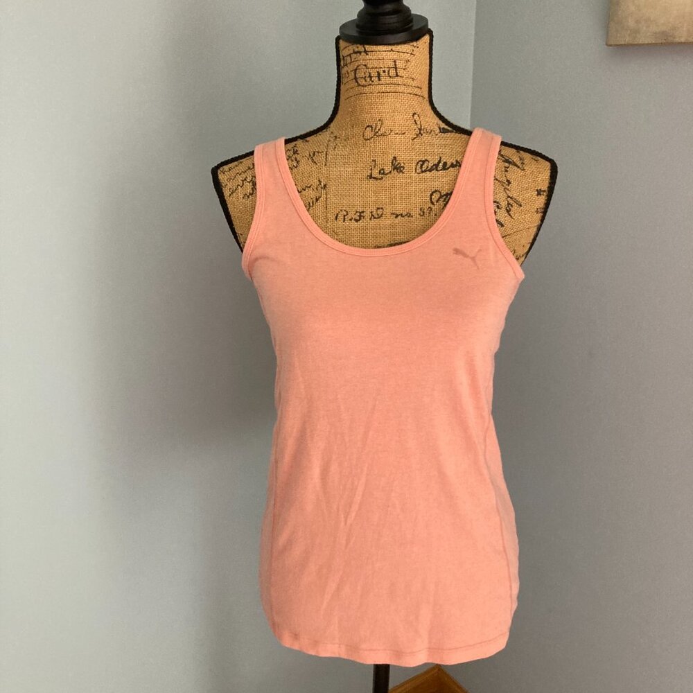 Puma Tank Top Women Size S Sherbert Orange